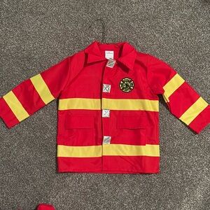 Firefighter Halloween costume for toddler